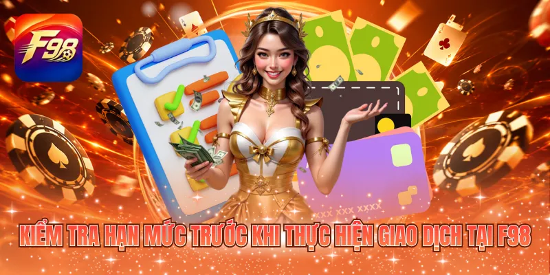 Kiểm tra hạn mức trước khi thực hiện giao dịch tại F98